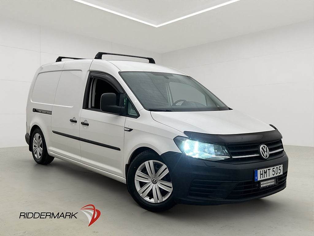 Volkswagen Caddy Maxi 2.0TDI Värmare Dragkrok V-Inredd Moms