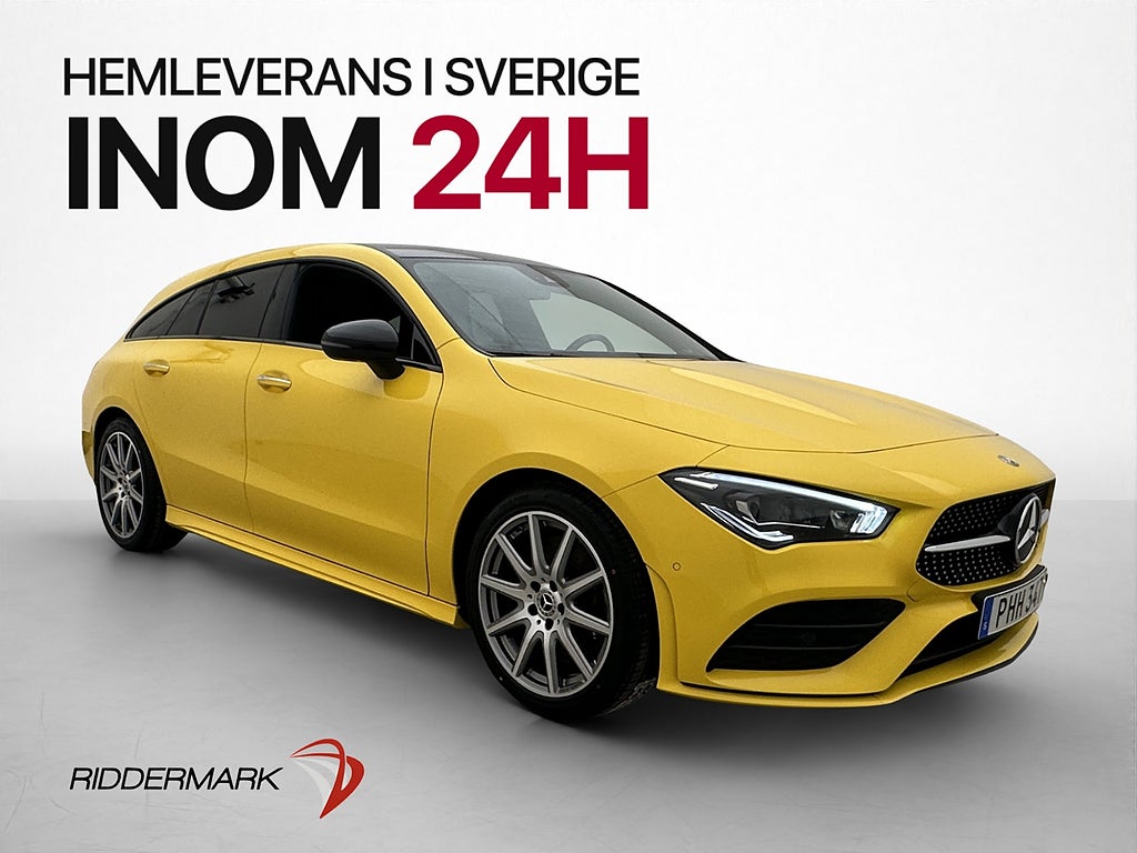 Mercedes-Benz CLA 220 SB AMG Pano Wide Burmester P-Värm Drag