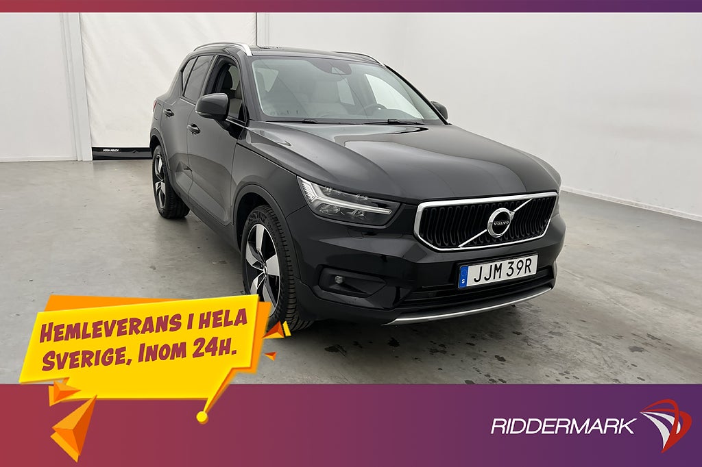 Volvo XC40 B4 AWD VOC Värmare Kamera Skinn Rattvärme Drag