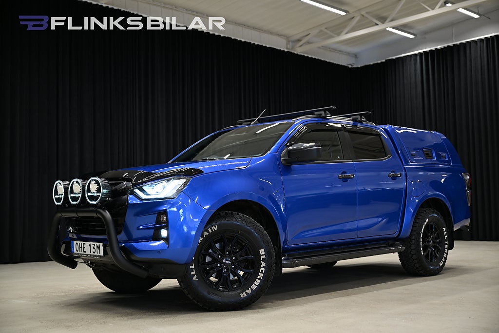 Isuzu D-Max 163HK Automat|Kåpa|Drag|Värmare|EnÄgare|Leasbar|SeUtr!