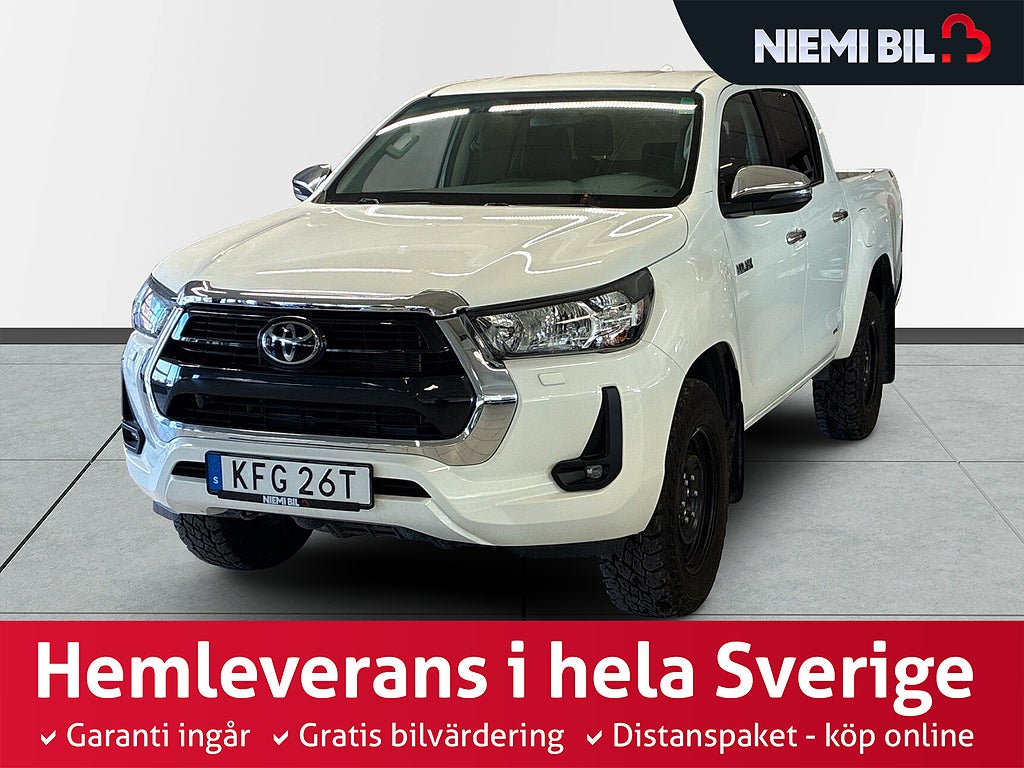 Toyota Hilux Dubbelhytt 2.4 AWD Hero MOMS Dragkrok Mvärme Backkamera