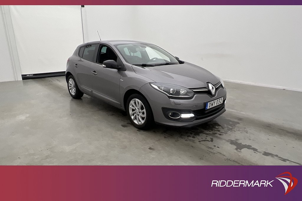 Renault Mégane 110hk Limited Dragkrok Sensorer Farthållare