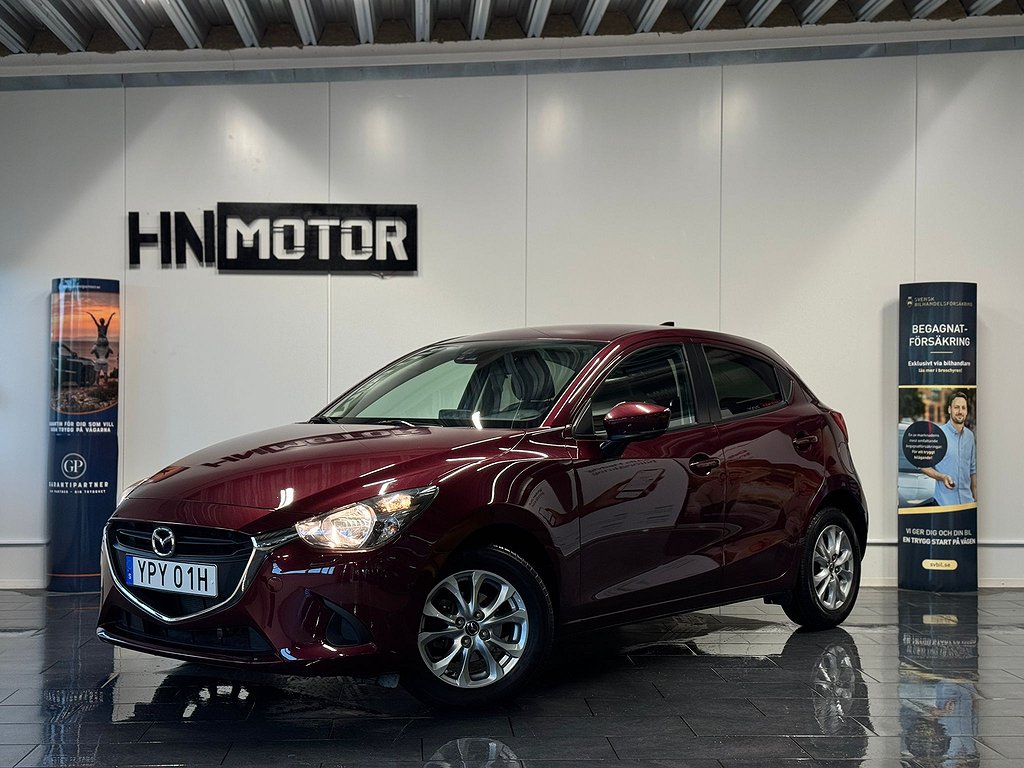 Mazda 2 5-dörrar 1.5 Vision |2Ägare|Lågmil|NyBess|Bkam|NAVI|