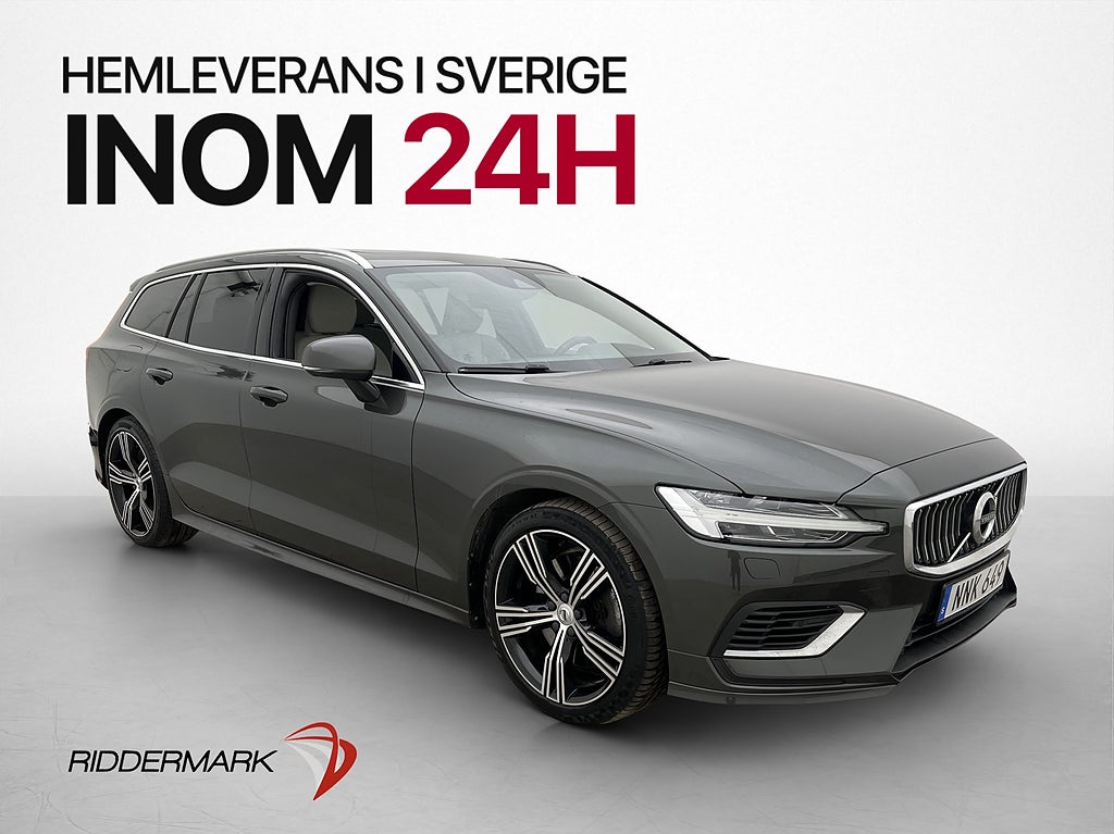 Volvo V60 Recharge T6 AWD Inscription Pano H/K Skinn Värmare