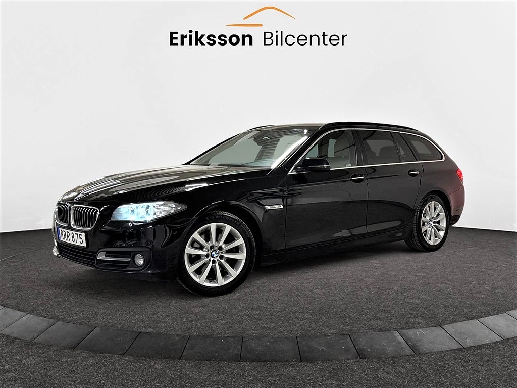 BMW 520d Touring Steptronic 190hk D-vär/Navi/Skinn/Drag/Eu-6