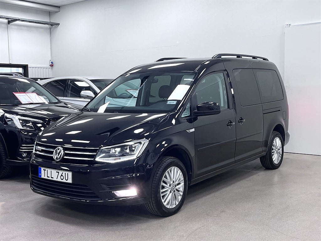 Volkswagen Caddy MAXI LIFE 7-SITS 1.4TGI SKINN AUTO*4989Mil*