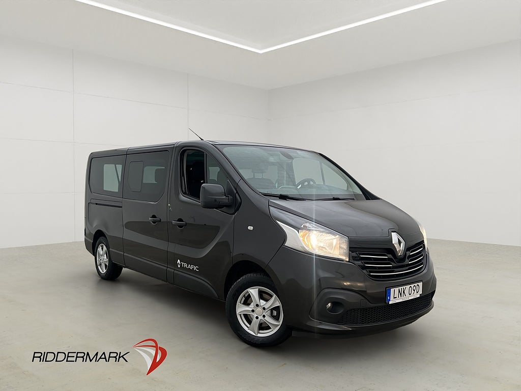 Renault Trafic Kombi Lång 9-Sit Värmare B-Kamera Farthållare