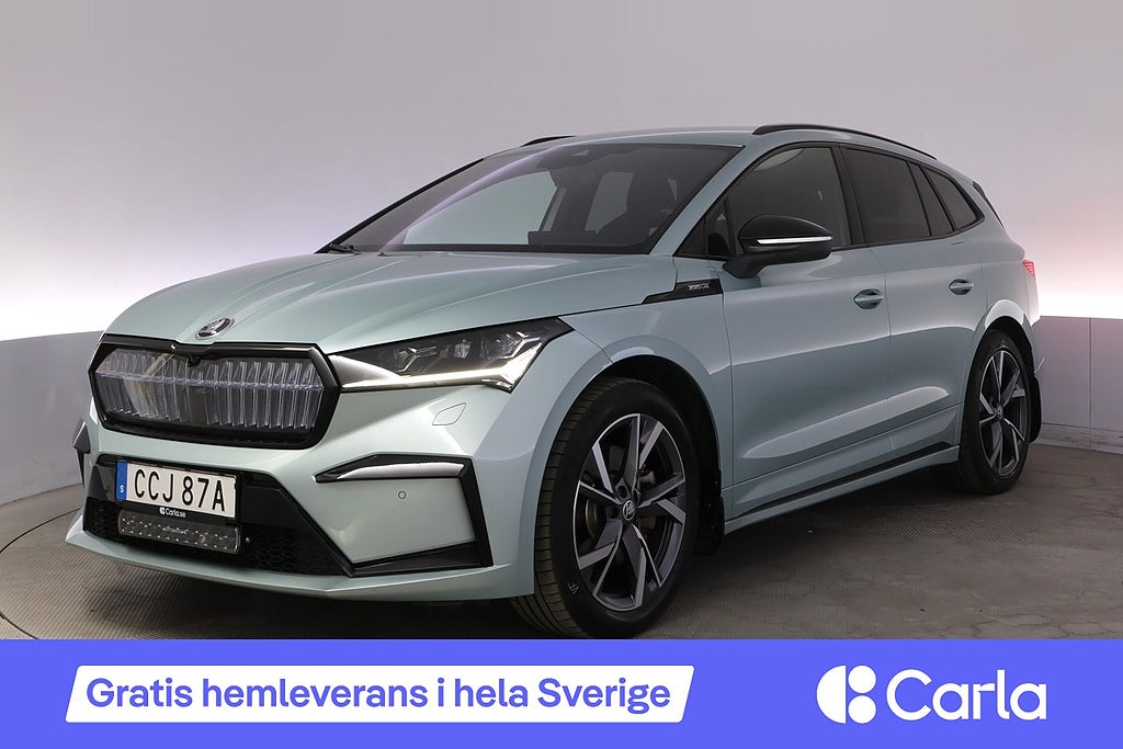 Skoda Enyaq iV 80x Sportline Kamera Canton Elstol BSM Drag