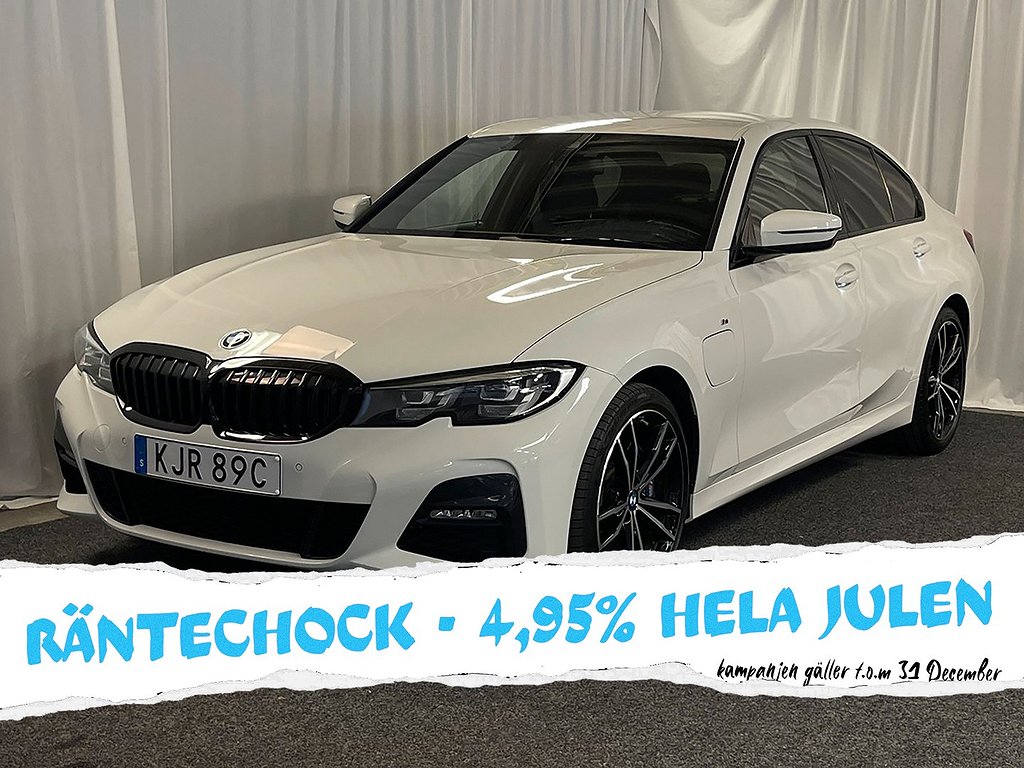 BMW 330e Sedan Aut M Sport HiFi 19" Rattvärme Dragkrok 