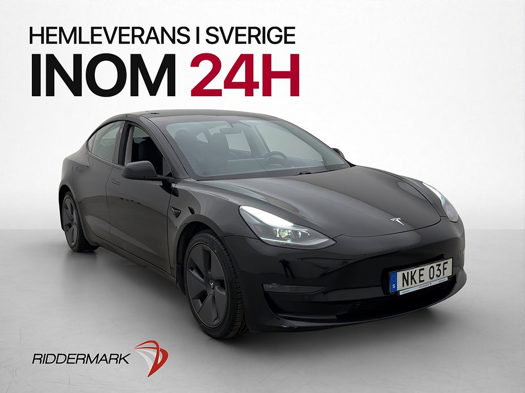 Tesla Model 3 Long Range AWD 440hk Autopilot Pano Navi