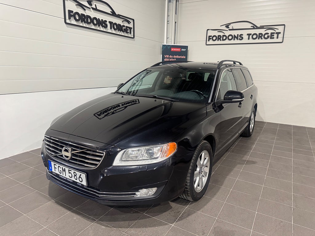 Volvo V70 D4 Geartronic GPS|Skinn|Värmare|Drag|Rattvärmare
