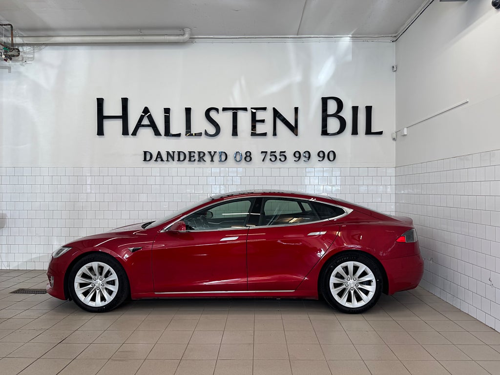 Tesla Model S 75D AWD FSD Panorama Skinn 490Km Range Svensksåld