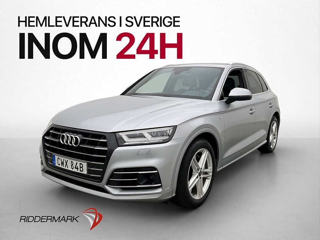Audi Q5 55 TFSI e Quattro 367hk S-Line Dragkrok Halvskinn