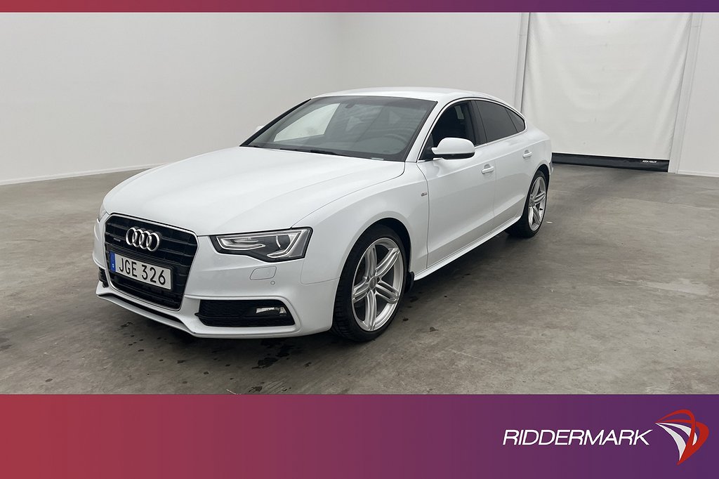 Audi A5 Sportback TDI Quattro 177hk S-Line Sensorer Dragkrok