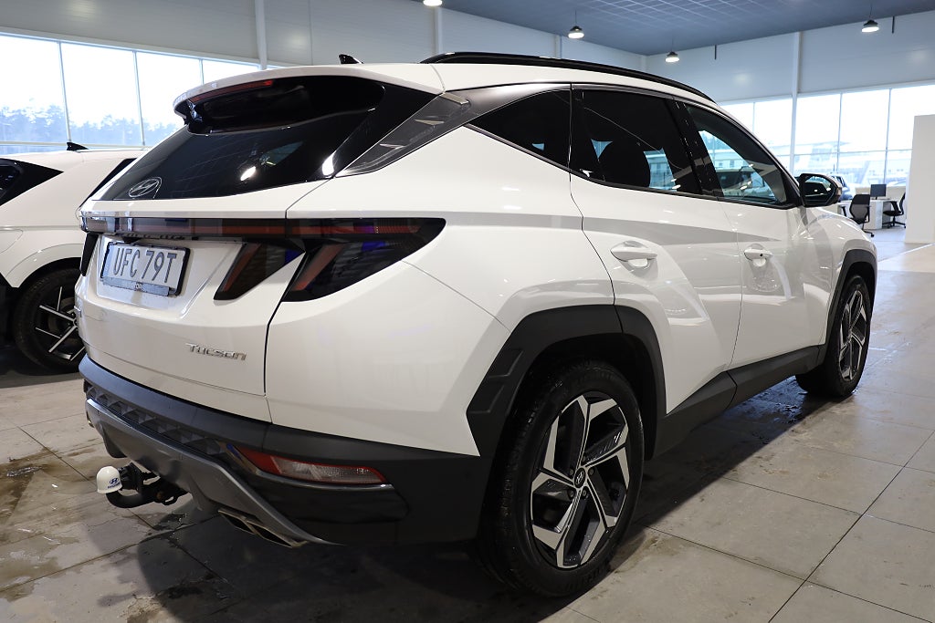 Hyundai Tucson Hybrid 230hk Advanced Panorama Drag Navi 360° Läder