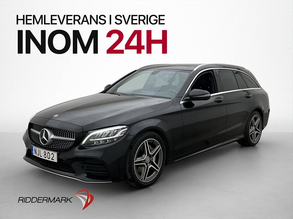 Mercedes-Benz C200 T d AMG Pano D-Värmare Kamera Navi MOMS