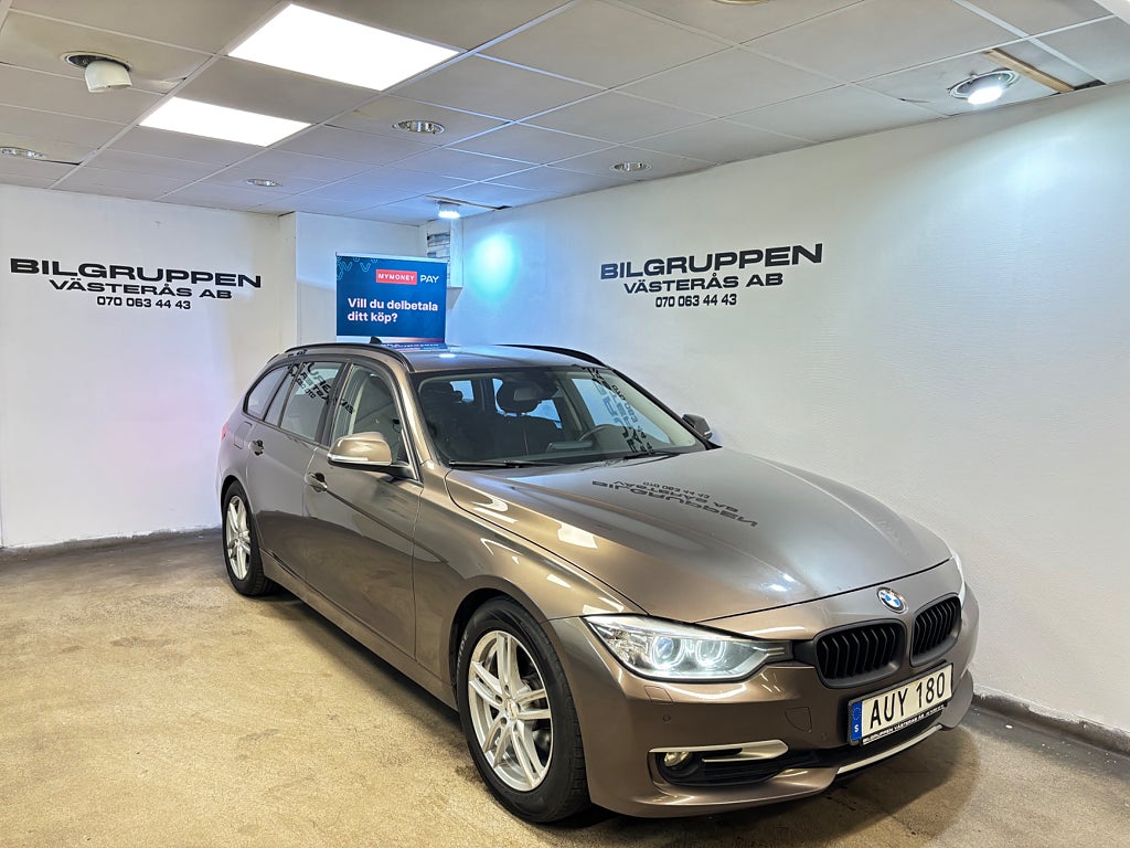 BMW 320D 184HK / P-Sens / Dragkrok / Ny Bes / Ny Serv / V-Hjul