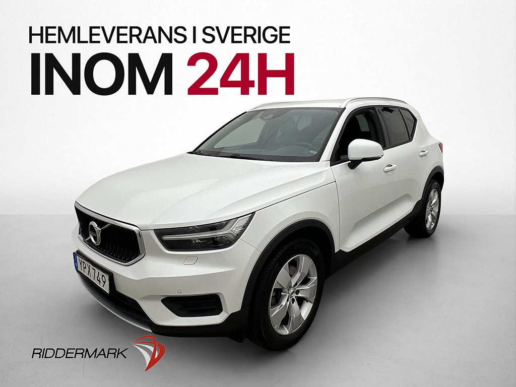Volvo XC40 D4 AWD Momentum Värmare Skinn CarPlay Navi
