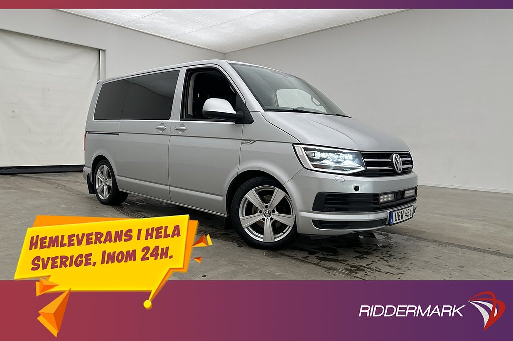 Volkswagen Multivan M/K-Värmare Dragkrok LED 7-Sits PDC