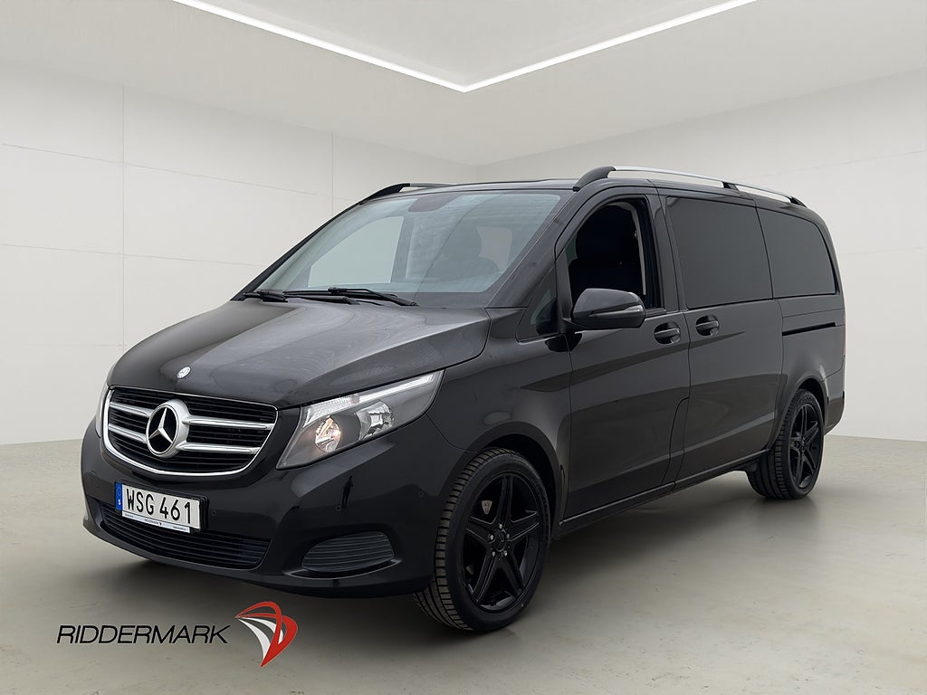 Mercedes-Benz V 220 d Lång Värmare B-Kamera Dragkrok 7-Sits