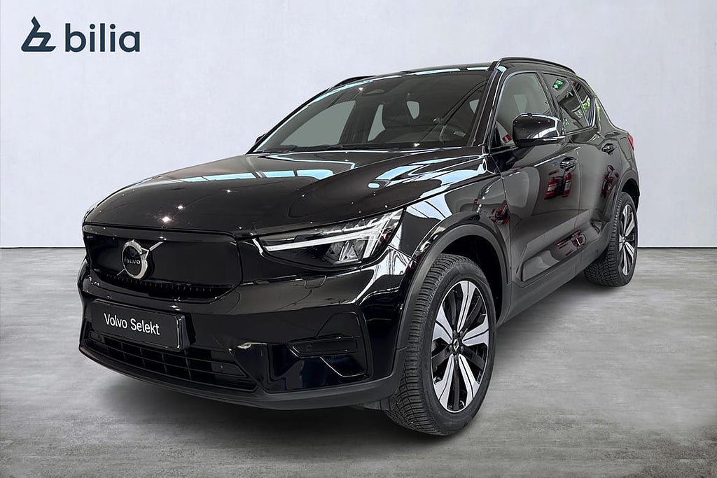 Volvo XC40 Recharge Twin Core/Dragkrok/rattvärme/Tonade r...
