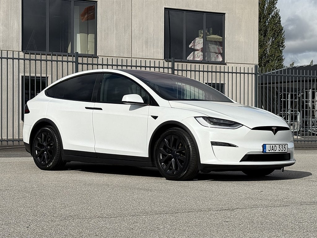 Tesla Model X Plaid, 1020hk Leasbar /6-Sits