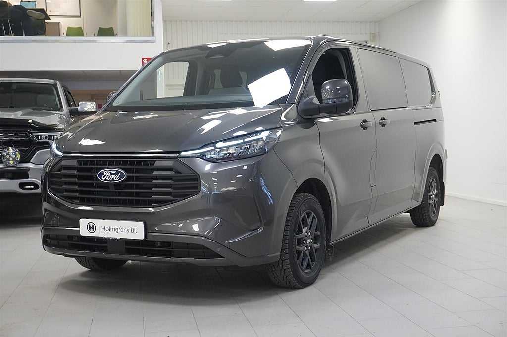 Ford transit-custom 4,95% ränta Dubbelhytt i Skåp Limited 320l LWB 2.