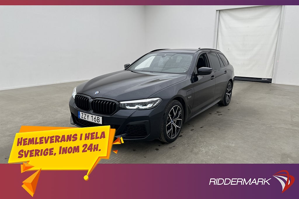 BMW 530e xDrive M Sport Pano HiFi Dragkrok Kamera Skinn