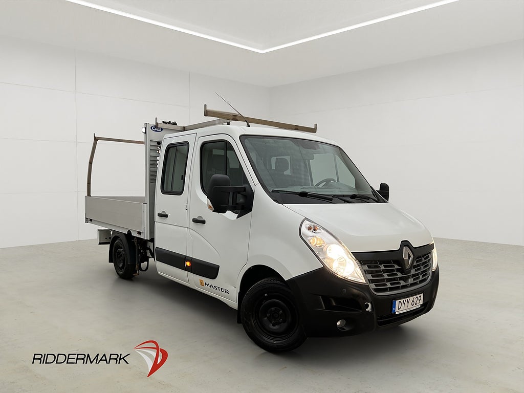 Renault master KRAN/FLAKBIL HIAB 3-Sits Värm Drag V-Inr Moms