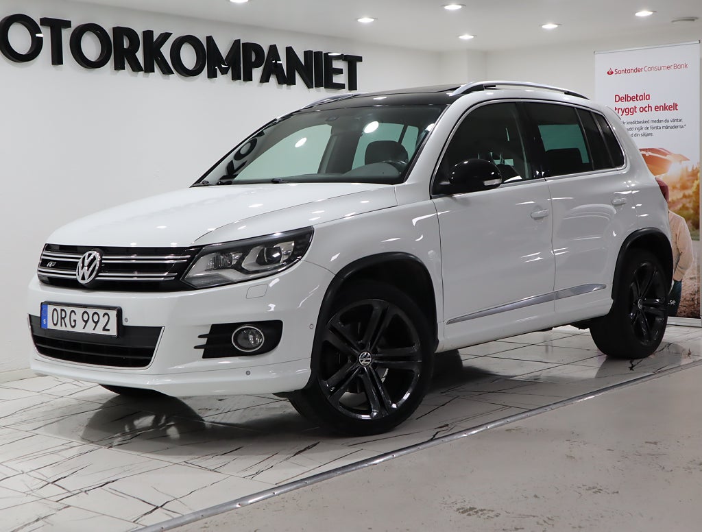 Volkswagen Tiguan 1.4 TSI 4M R-Line Panorama Kamera Värmare Drag Läder