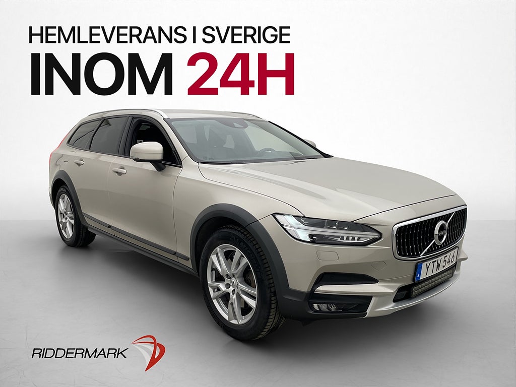 Volvo V90 Cross Country D4 AWD Skinn Drag H/K HUD Värmare