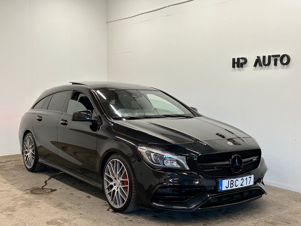 Mercedes-Benz AMG CLA 45 4MATIC 381hk H&K Pano Navi S&V