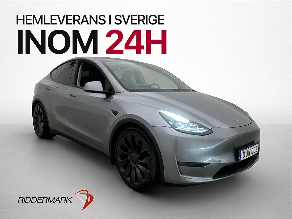 Tesla Model Y Performance Autopilot Värmepump Dragkrok