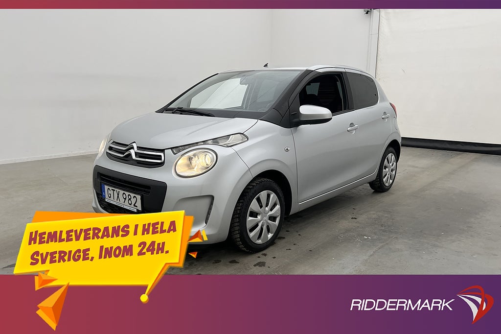 Citroën C1 1.0 69hk 3-Brukare 0.38 l/mil Låg-Årsskatt