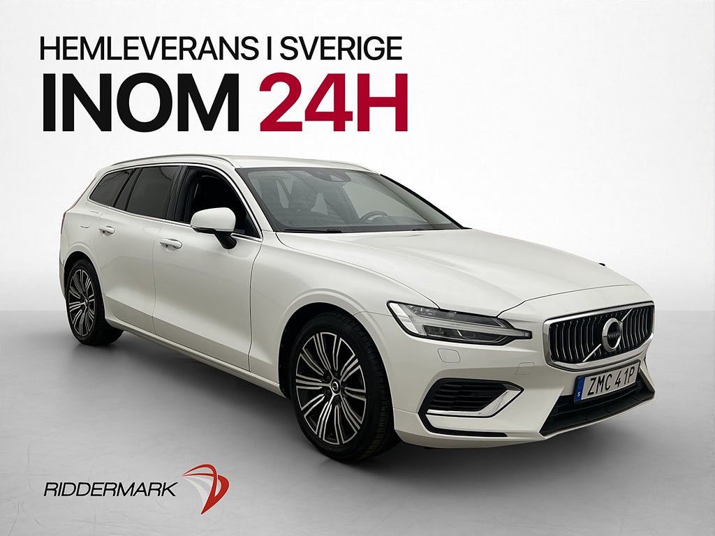Volvo V60 T6 AWD Inscription Navi Kamera Värmare Skinn Drag