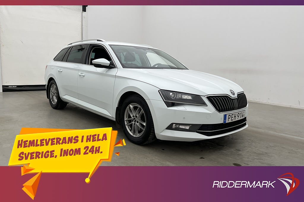Skoda Superb 2.0 TDI 190hk Businessline Värmare Kamera Drag