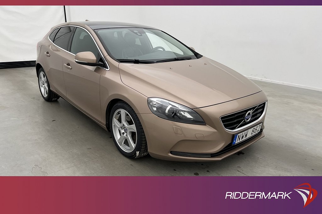 Volvo V40 D2 Summum Pano VOC Värmare Skinn Elstol Sensorer