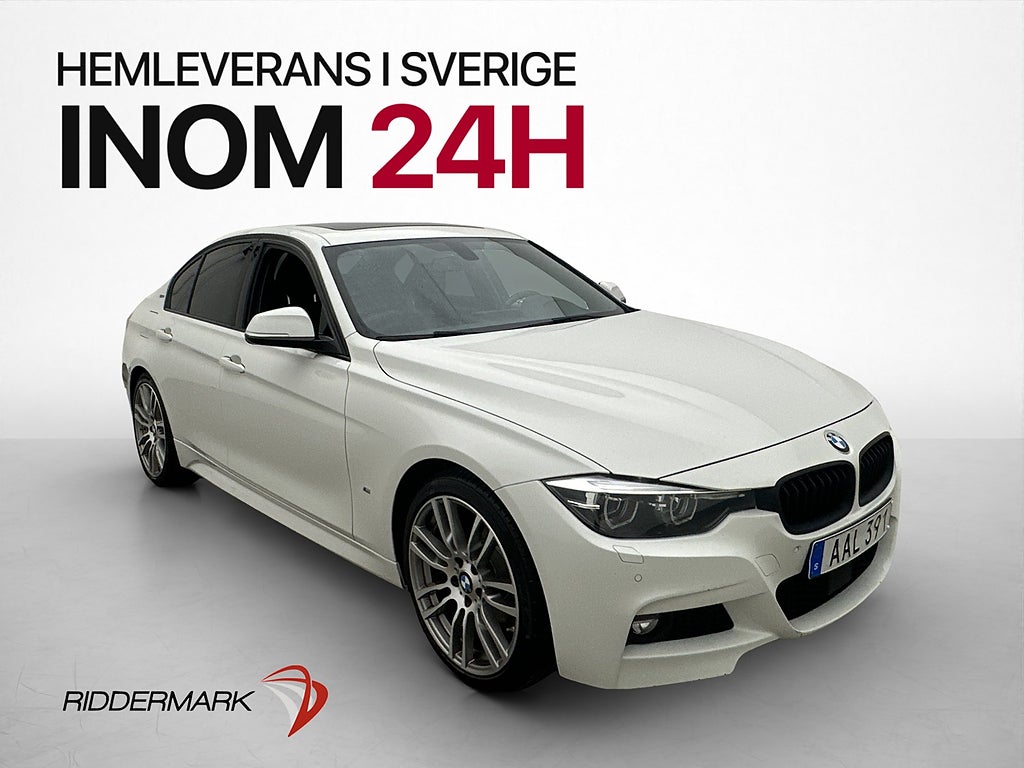 BMW 330e 252hk M Sport Taklucka Läder Adapt-fart Kamera Navi