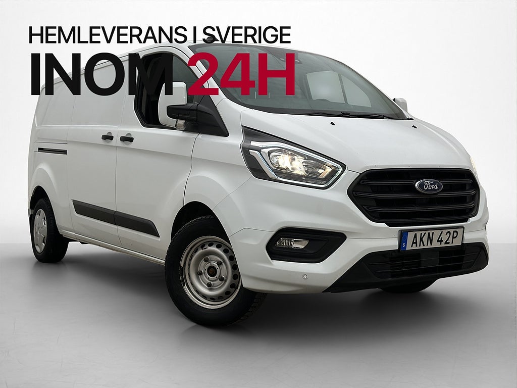 Ford transit-custom L2 130hk Värmare Dragkrok B-Kamera Moms