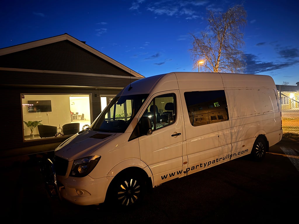Mercedes-Benz Sprinter 316cdi automat BlueTEC drag lång skåp 