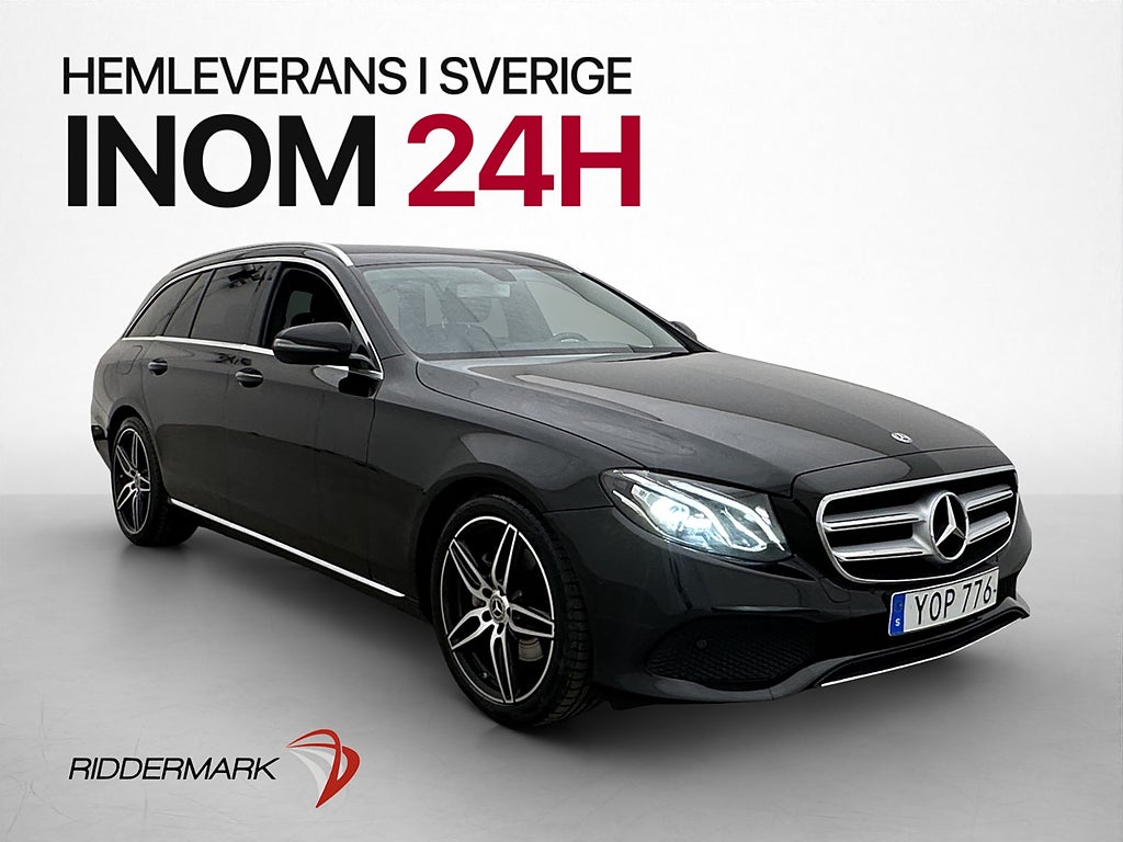 Mercedes-Benz E 220 T d 4M Avantgarde Värmare Kamera Elstol