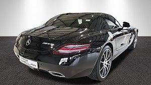 Mercedes-Benz SLS AMG är enligt försäljaren i mycket fint skick. 