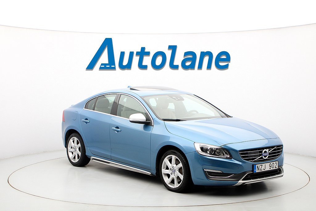 Volvo S60 D5 AWD Summum, Skinn, Taklucka, K-rem bytt 215hk