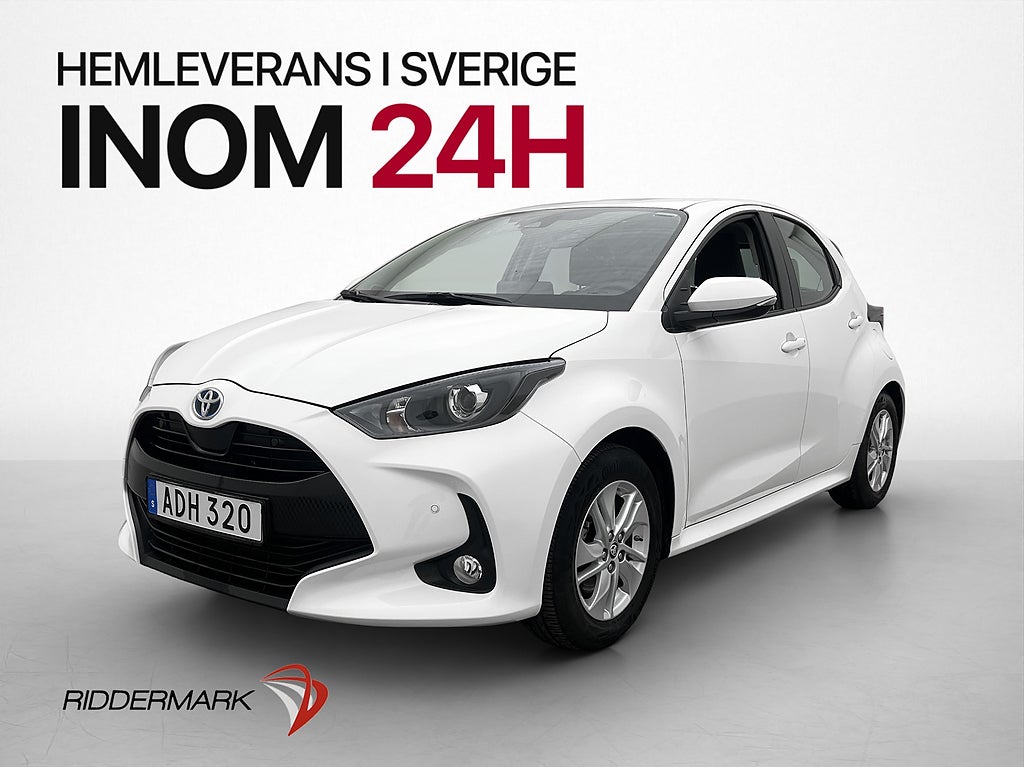 Toyota Yaris Hybrid CVT 116hk Backkamera Rattvärme