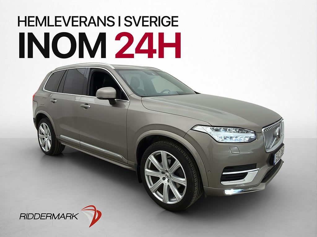 Volvo XC90 B5 AWD Inscription 7-Sits Pano B&W HUD 360° VOC