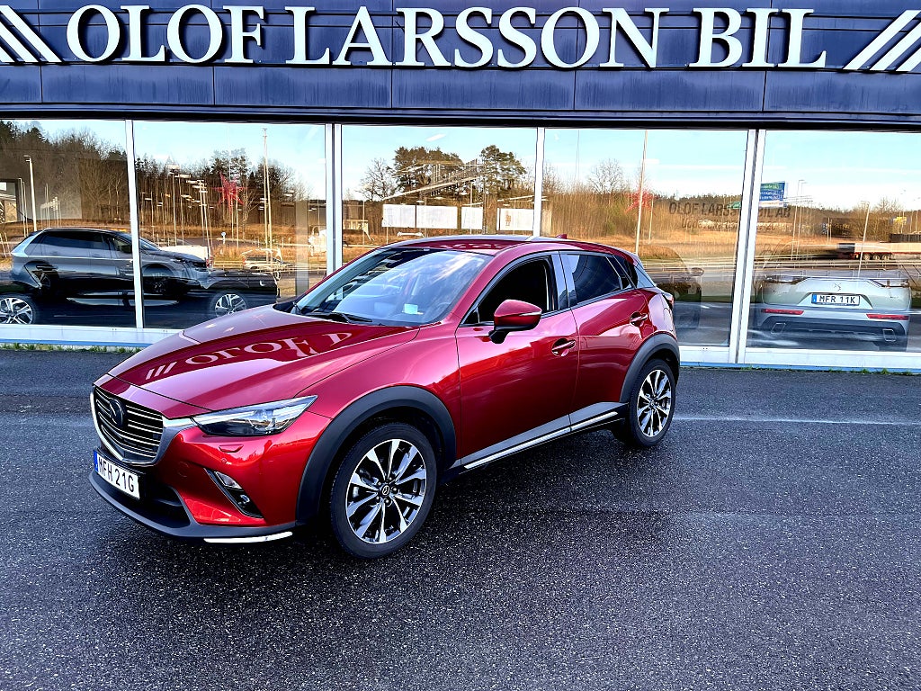 Mazda CX-3 2.0 121Hk SKYACTIV Optimum Backkamera/Navigator/Skinn