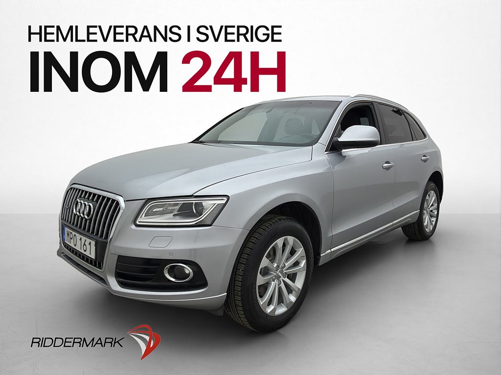 Audi Q5 TDI Quattro 190hk Värm Sensorer Dragkrok Halvskinn