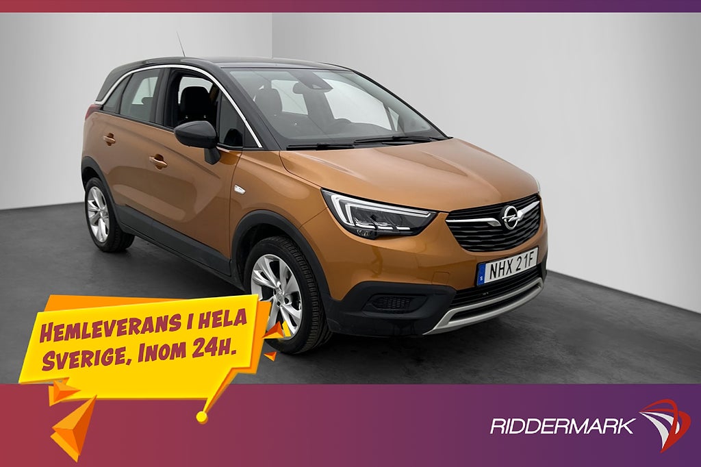 Opel Crossland X 1.2 Turbo Dynamic Rattvärme Nyservad