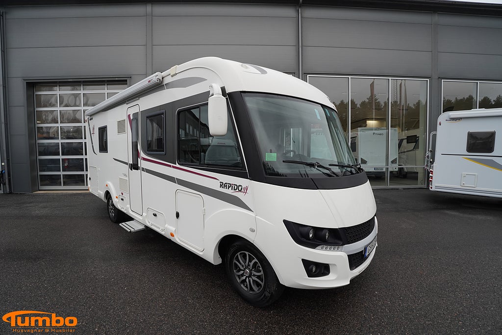 Rapido 8065DF Automat 9G Alde ACx2 Hydrauliska stödben