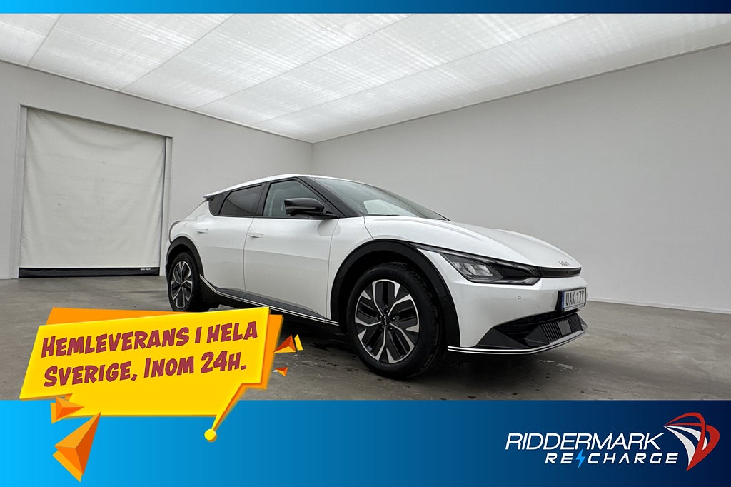 Kia EV6 77.4 kWh Plus Dragkrok 360°  Skinn Elstolar MOMS